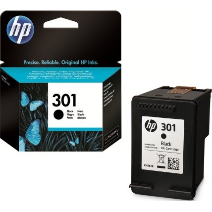 Kasetė HP No.301 (CH561EE) BK 190 psl. OEM Kasetė HP No.301 (CH561EE) BK 190 psl. OEM