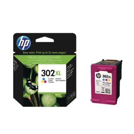 Kasetė HP No.302XL (F6U67AE) CMY 330 psl. OEM Kasetė HP No.302XL (F6U67AE) CMY 330 psl. OEM