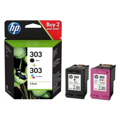 Kasetė HP No.303 (3YM92AE) BK+CMY pack OEM Kasetė HP No.303 (3YM92AE) BK+CMY pack OEM