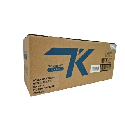 Kasetė Kyocera TK-5270 CY 6K NAUJA Kasetė Kyocera TK-5270 CY 6K NAUJA