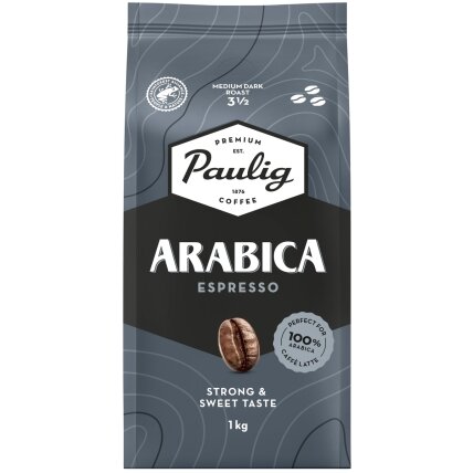 Kavos pupelės PAULIG ARABICA ESPRESSO, 1 kg Kavos pupelės PAULIG ARABICA ESPRESSO, 1 kg
