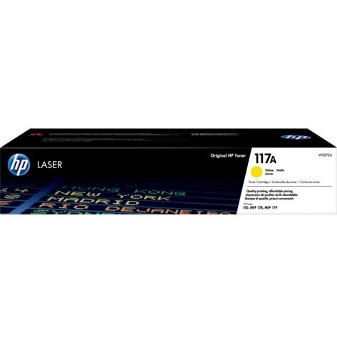 Kasetė HP No.117A (W2072A) YL 700psl OEM Kasetė HP No.117A (W2072A) YL 700psl OEM