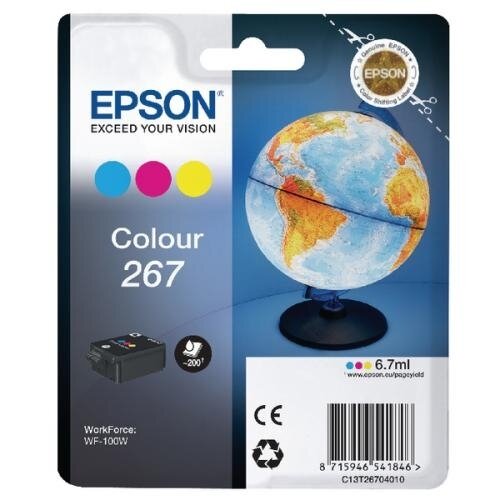 Kasetė Epson T2670 (C13T26704010) C/M/Y 200psl OEM Kasetė Epson T2670 (C13T26704010) C/M/Y 200psl OEM