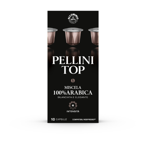 Kavos kapsulės PELLINI Top, 10x5,5g
