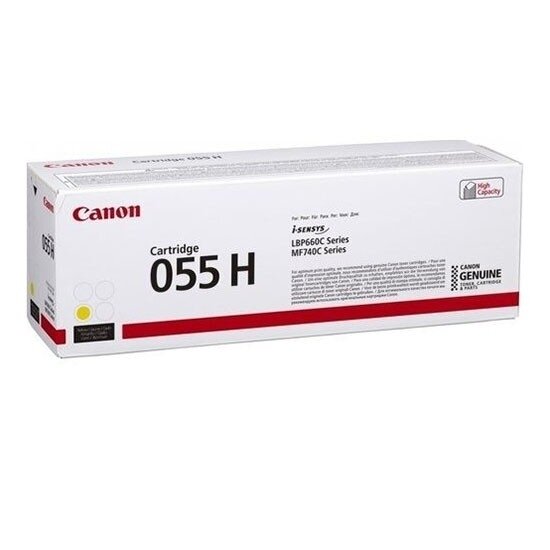 Kasetė Canon 055H (3017C002) YL 5.900psl OEM Kasetė Canon 055H (3017C002) YL 5.900psl OEM