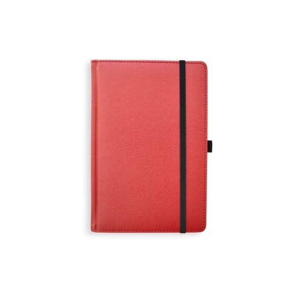 Kalendorius - užrašinė UNIVERSAL BLACK EDITION, PU, A5, be datų, raudona Kalendorius - užrašinė UNIVERSAL BLACK EDITION, PU, A5, be datų, raudona