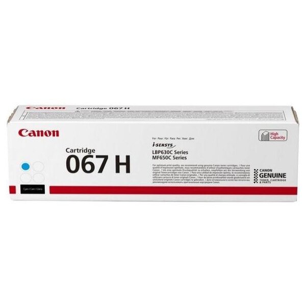 Kasetė Canon 067H (5105C002) CY 2350psl OEM Kasetė Canon 067H (5105C002) CY 2350psl OEM