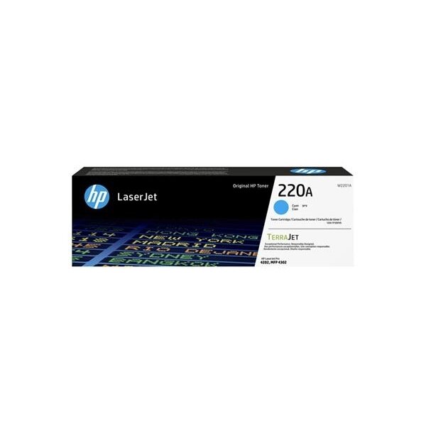 Kasetė HP No.220A (W2201A) CY 1800psl. OEM Kasetė HP No.220A (W2201A) CY 1800psl. OEM