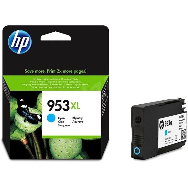 Kasetė HP No.953XL (F6U16AE) CY 1600 psl. OEM