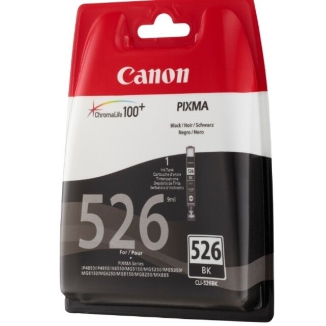Kasetė Canon CLI-526K BK2185 psl. OEM Kasetė Canon CLI-526K BK2185 psl. OEM