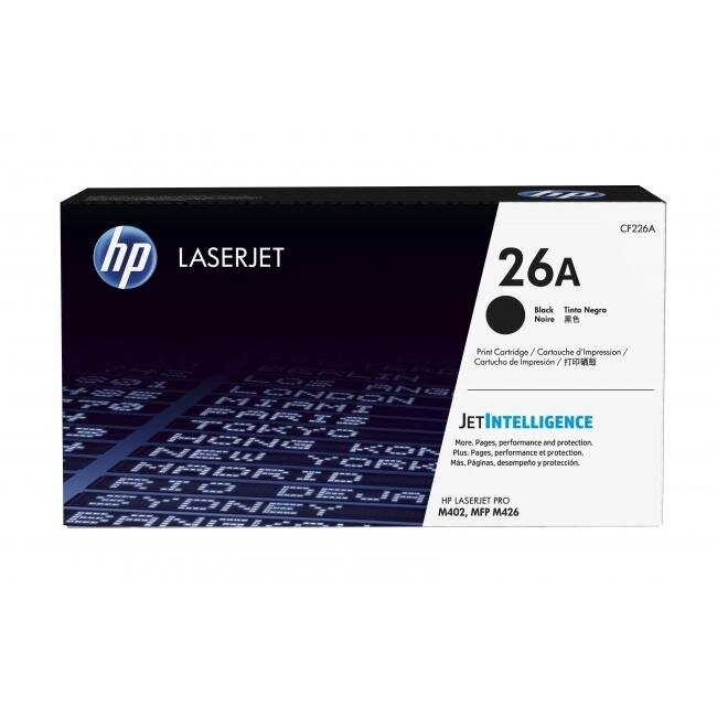 Kasetė HP CF226A BK 3100psl OEM Kasetė HP CF226A BK 3100psl OEM