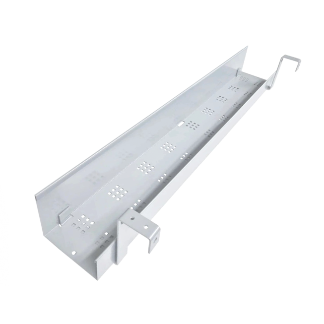 Kabelių valdymo dėklas, reguliuojamas 920-1500x120x115mm, Balta Kabelių valdymo dėklas, reguliuojamas 920-1500x120x115mm, Balta