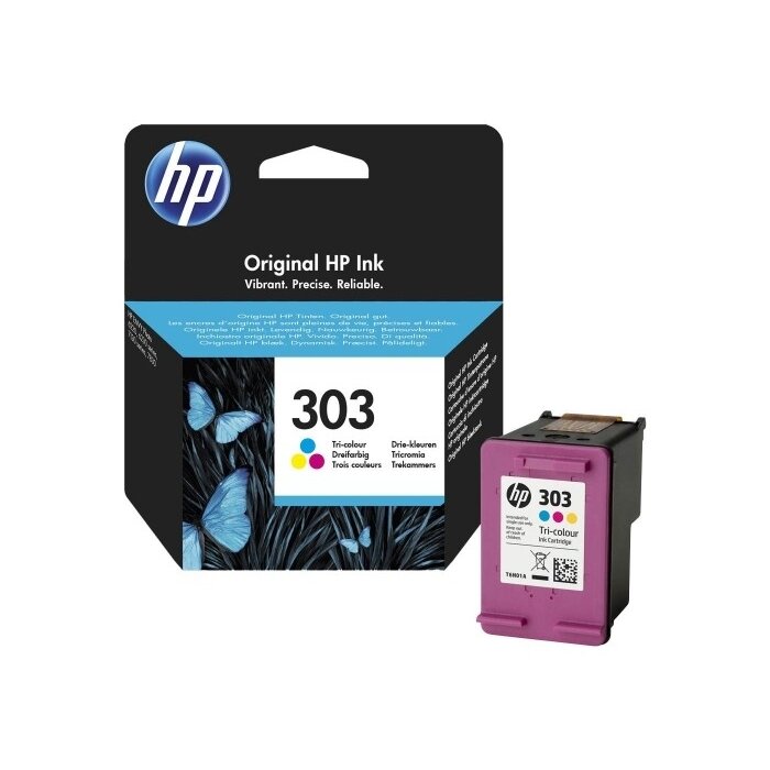 Kasetė HP No.303 (T6N01AE) CMY 165psl OEM Kasetė HP No.303 (T6N01AE) CMY 165psl OEM