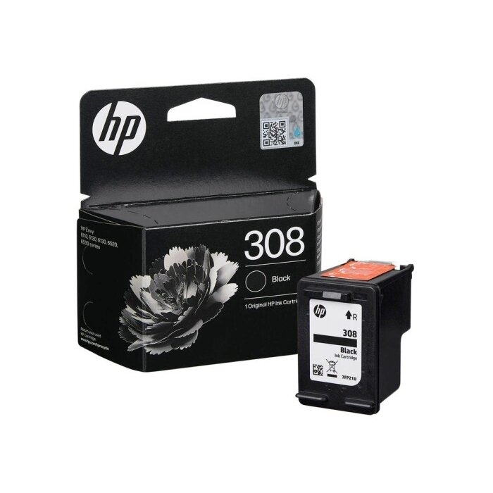 Kasetė HP No.308 (7FP21UE) BK 160psl OEM Kasetė HP No.308 (7FP21UE) BK 160psl OEM