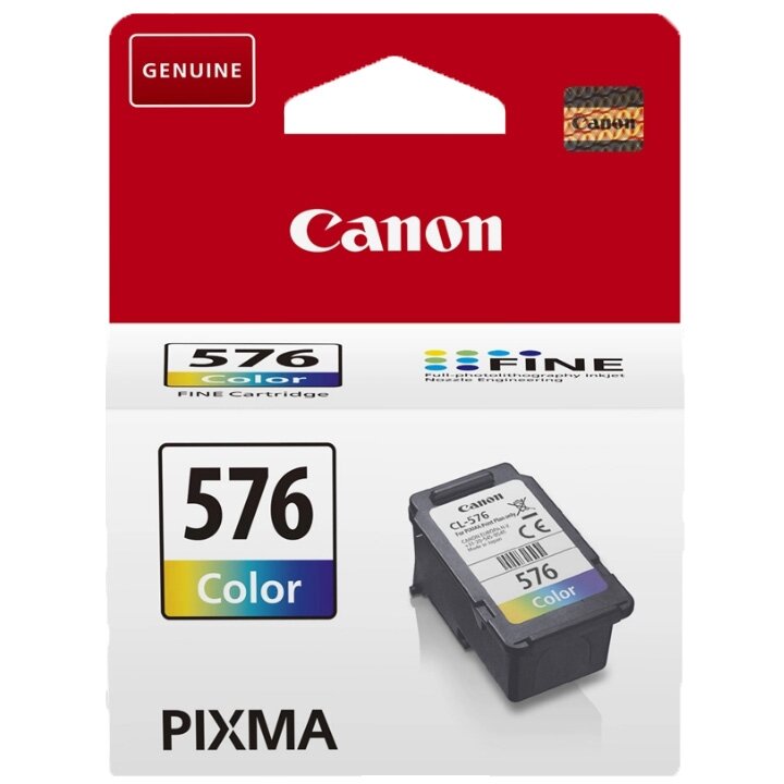 Kasetė Canon CL-576 (5442C001) CMY 100 psl OEM Kasetė Canon CL-576 (5442C001) CMY 100 psl OEM