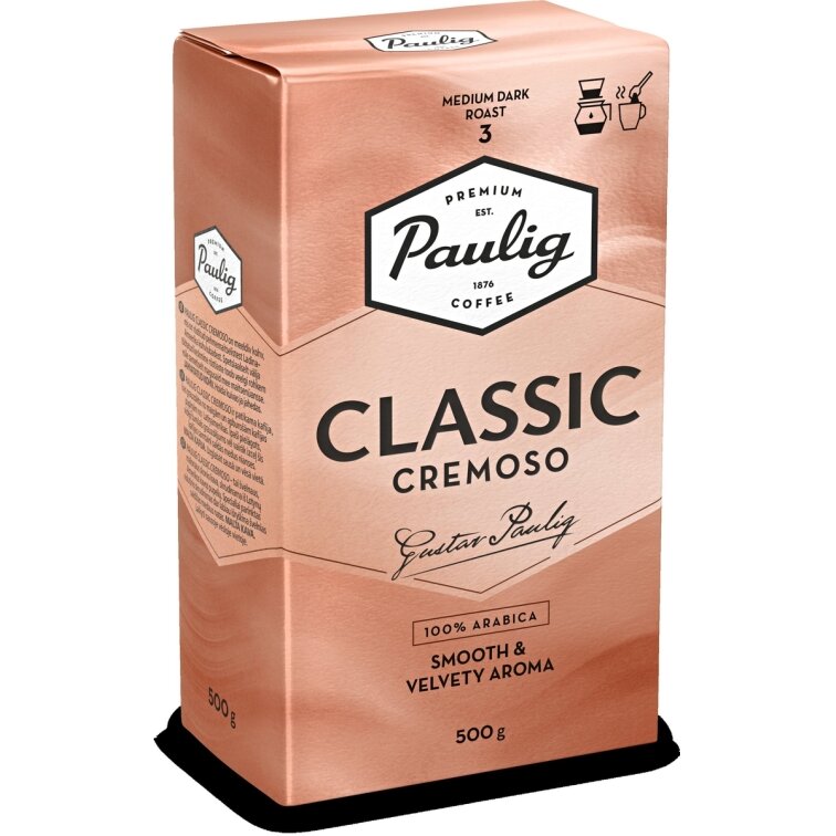 Kava PAULIG Classic Cremoso, malta, 500 g 1