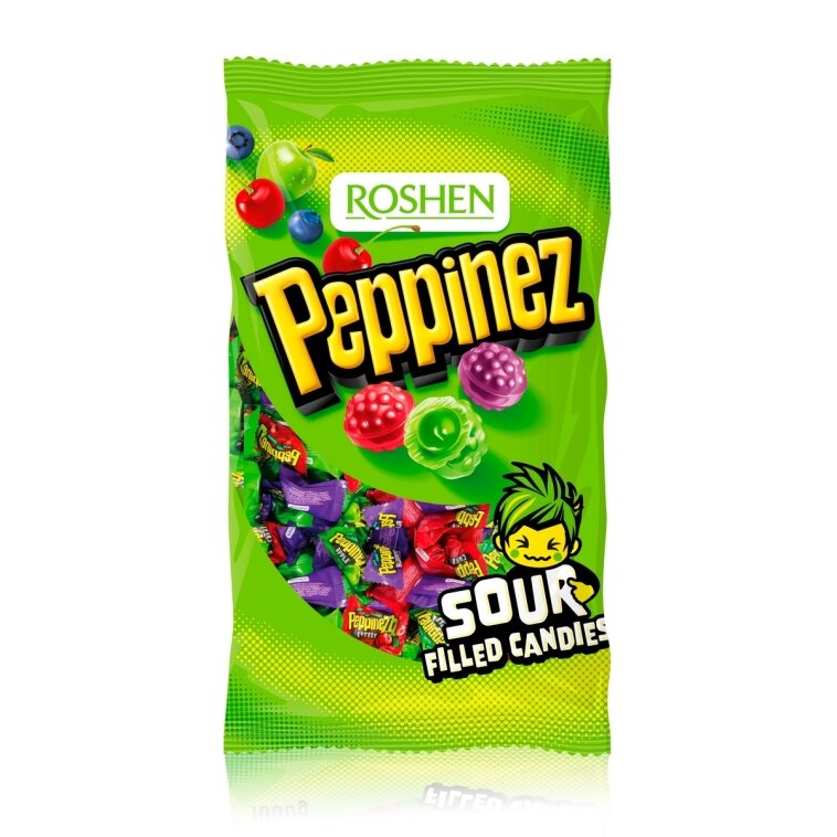 Karamelė ROSHEN Peppinezzz, 0,9 kg