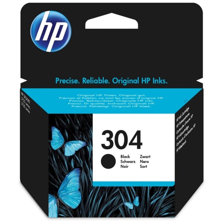 Kasetė HP No.304A (N9K06AE) BK 120psl OEM Kasetė HP No.304A (N9K06AE) BK 120psl OEM