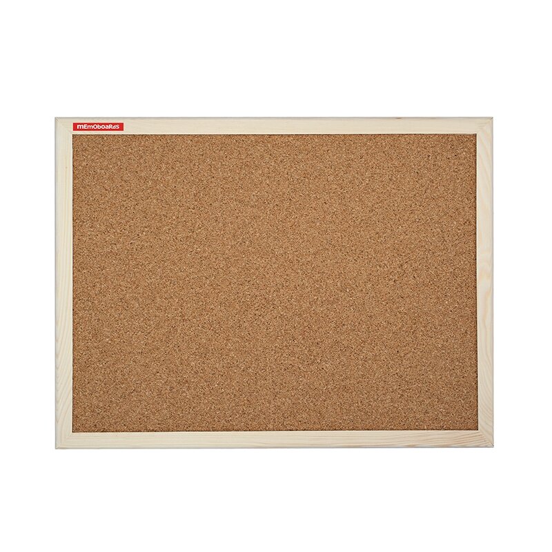 Kamštinė lenta MEMOBOARDS, 150x100 cm, medinis rėmas
