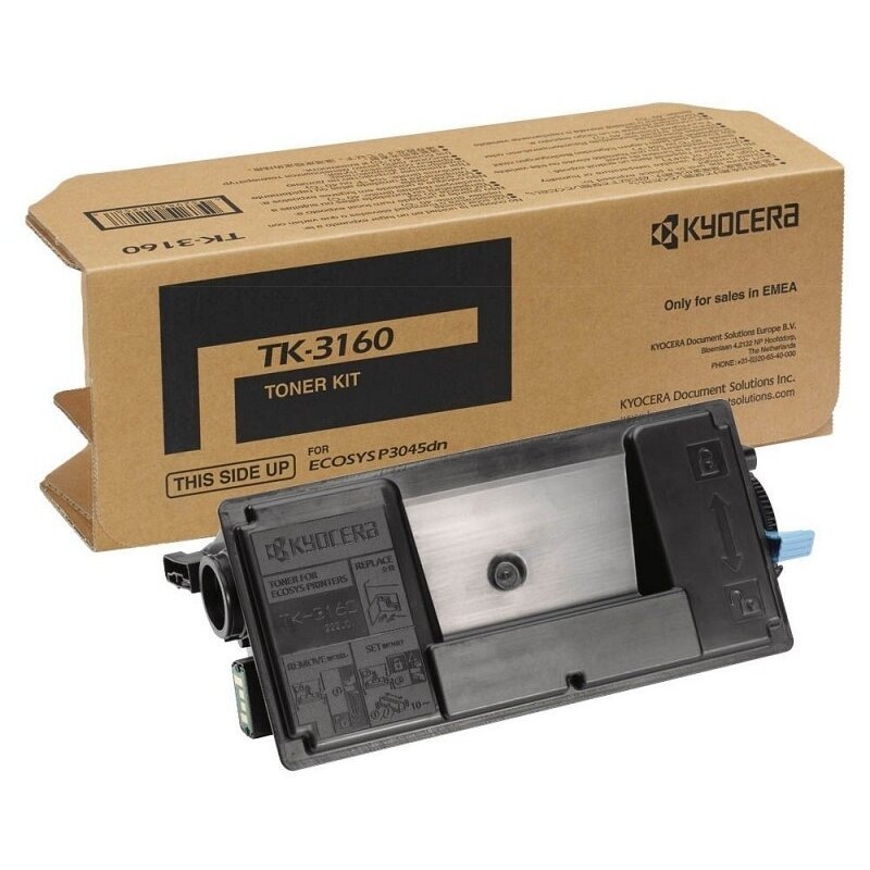 Kasetė Kyocera TK-3160 BK 12.5K OEM Kasetė Kyocera TK-3160 BK 12.5K OEM