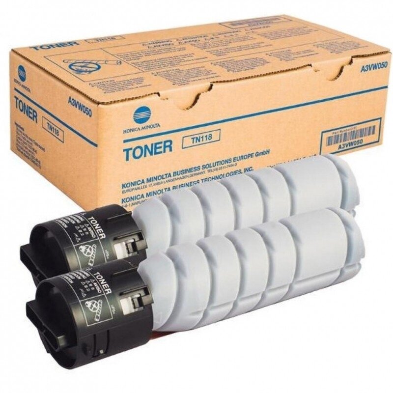 Kasetė Minolta TN-118 BK 12K OEM 2pack Kasetė Minolta TN-118 BK 12K OEM 2pack