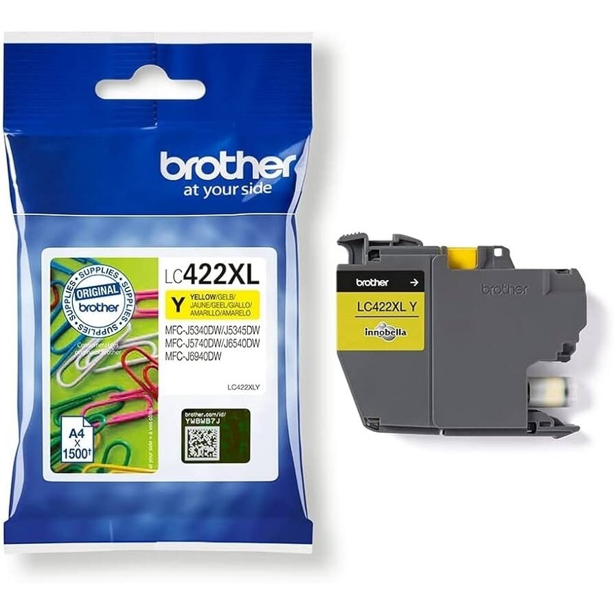 Kasetė Brother LC422XL YL 1.5K OEM Kasetė Brother LC422XL YL 1.5K OEM
