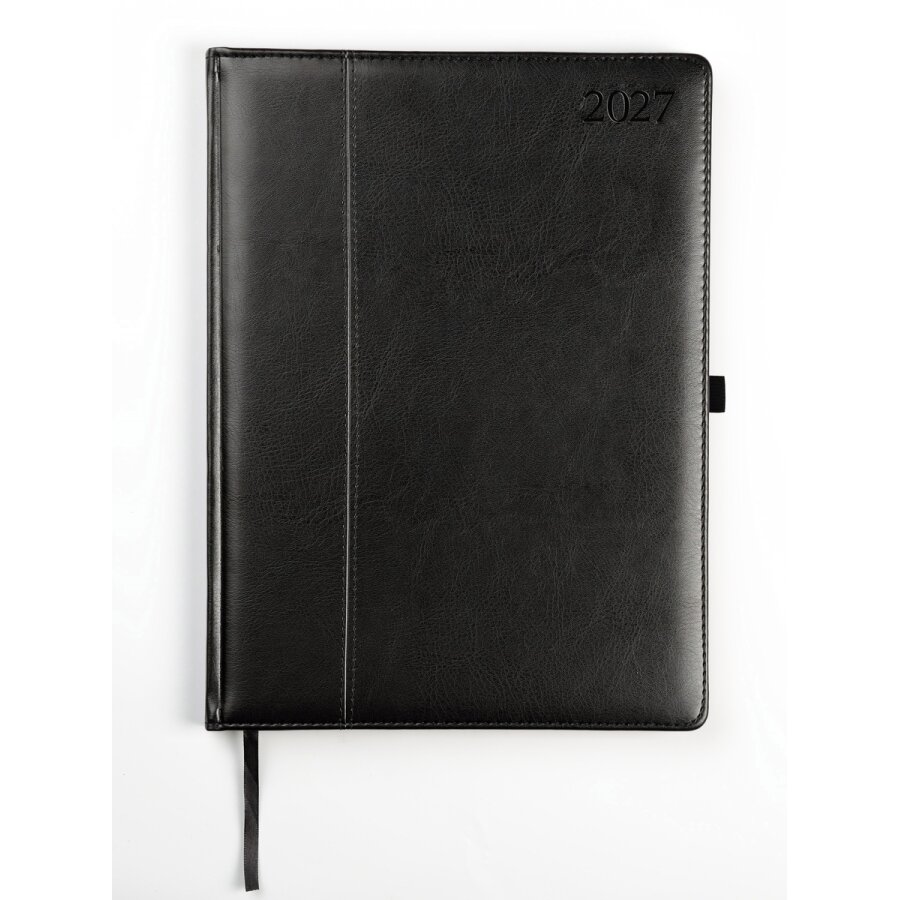 Kalendorius AMBASSADOR BLACK EDITION 2027, PU, A4, juoda (Baltic) Kalendorius AMBASSADOR BLACK EDITION 2027, PU, A4, juoda (Baltic)