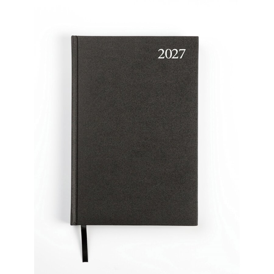 Kalendorius STANDARD 2027, PVC, A5, matinė juoda LT Kalendorius STANDARD 2027, PVC, A5, matinė juoda LT