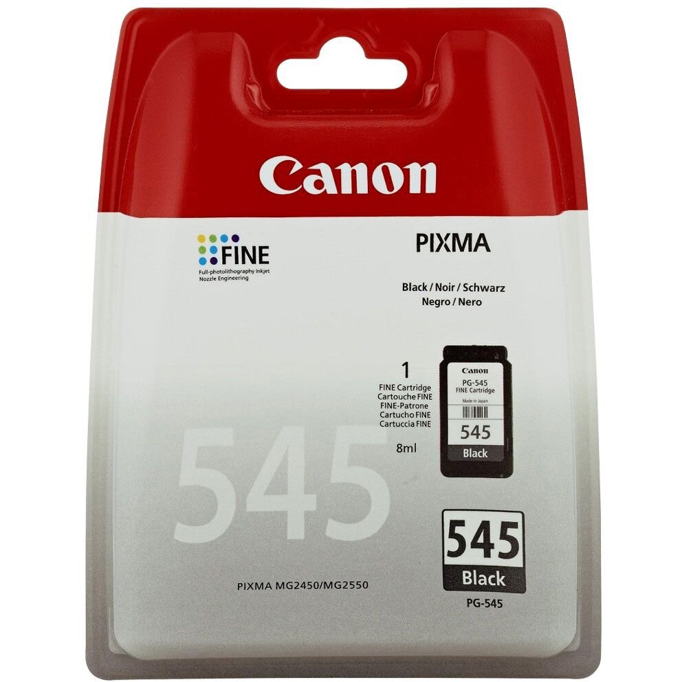 Kasetė Canon PG-545 (8287B001) BK 180 psl. OEM Kasetė Canon PG-545 (8287B001) BK 180 psl. OEM