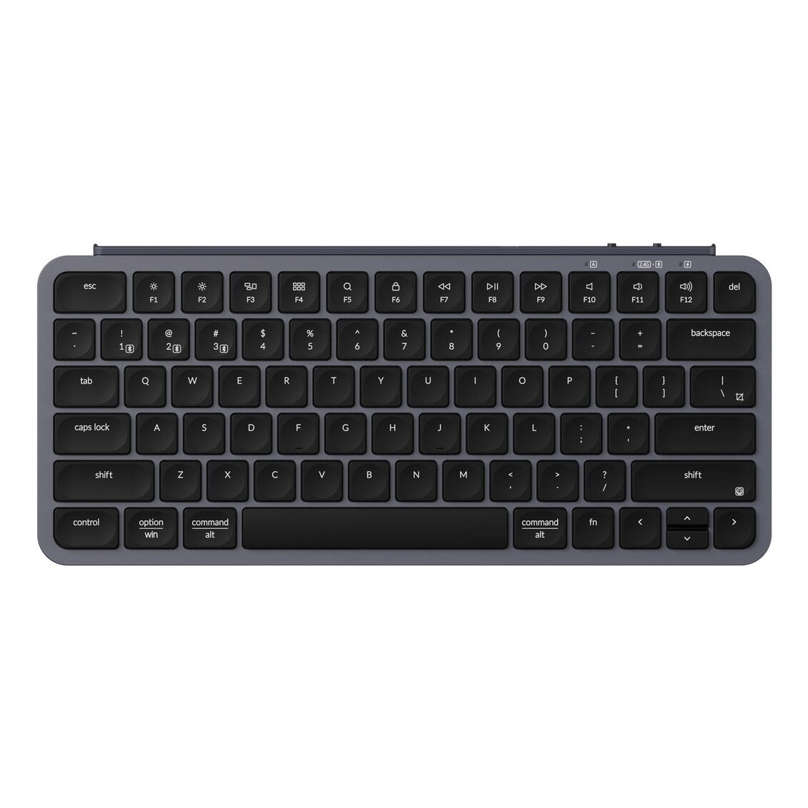 Keychron B1 Pro Ultraslim - US Layout - Low Profile Scissor Space Grey Wireless Keyboard