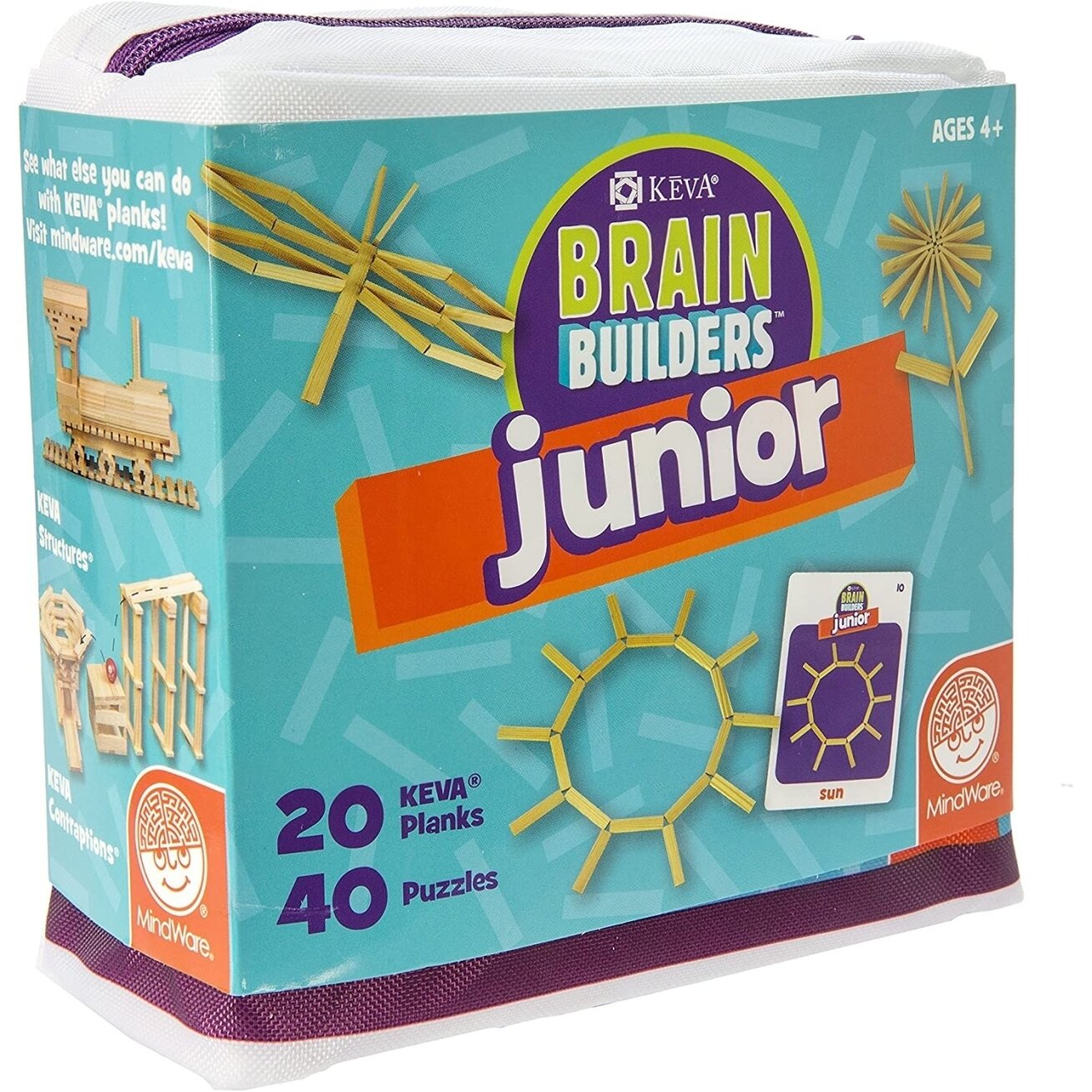 KEVA konstravimo rinkinys „Brain Builders Jr.“