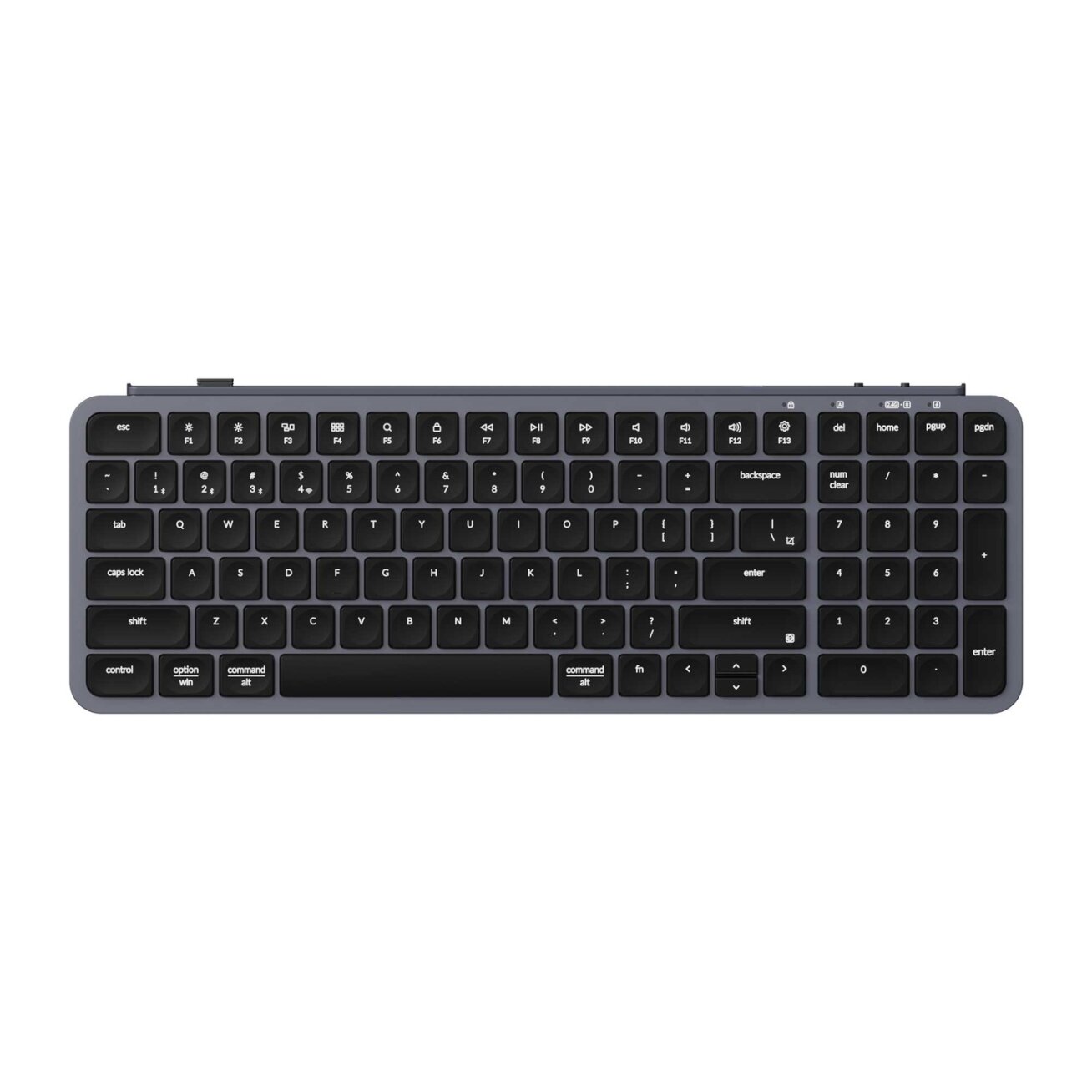 Keychron B2 Pro - US Layout - Ultra Low Profile Scissor - Space Grey Wireless Keyboard