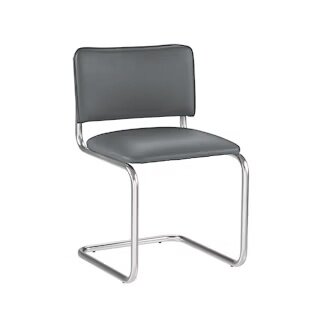 Kėdė NOWY STYL SYLWIA ARM V-26, geltonos odos imitacija