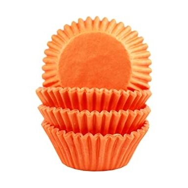 Keksiukų krepšeliai, oranžiniai, 65 gsm, D 5,1 cm, H 3,8 cm, 360 vnt WSTX01 Keksiukų krepšeliai, oranžiniai, 65 gsm, D 5,1 cm, H 3,8 cm, 360 vnt WSTX01