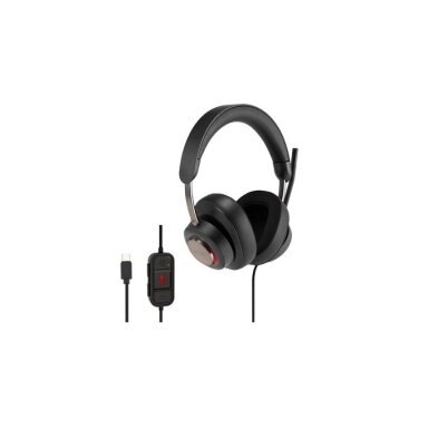 Kensington H2000 Laidinės ausinės USB-C, Juoda Kensington H2000 Laidinės ausinės USB-C, Juoda