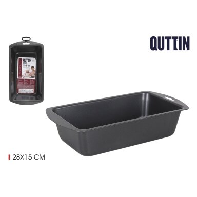 Kepimo forma Quttin, plienas/su danga, 28 x 15 cm, H 6,5 cm, vnt Kepimo forma Quttin, plienas/su danga, 28 x 15 cm, H 6,5 cm, vnt