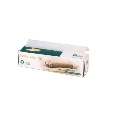 Kepimo popierius, baltas,  silikonizuotas, 41gsm, 0,38  x 100 m,  1 vnt