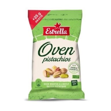 Kepintos pistacijos ESTRELLA, su druska, 275 g Kepintos pistacijos ESTRELLA, su druska, 275 g