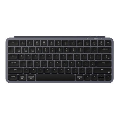 Keychron B1 Pro Ultraslim - US Layout - Low Profile Scissor Space Grey Wireless Keyboard