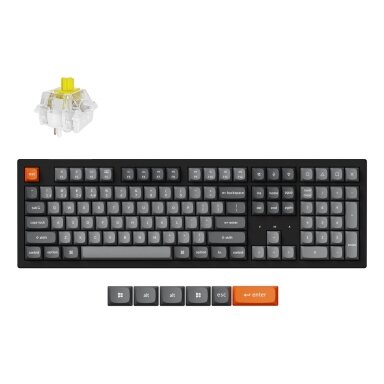 Keychron K10 Max RGB - US Layout - Hot-Swappable Super Banana Wireless Keyboard Keychron K10 Max RGB - US Layout - Hot-Swappable Super Banana Wireless Keyboard