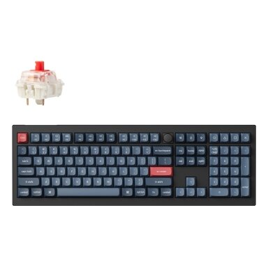 Keychron V6 Max RGB - US Layout - Hot-Swappable Gateron Jupiter Red Wireless Keyboard Keychron V6 Max RGB - US Layout - Hot-Swappable Gateron Jupiter Red Wireless Keyboard