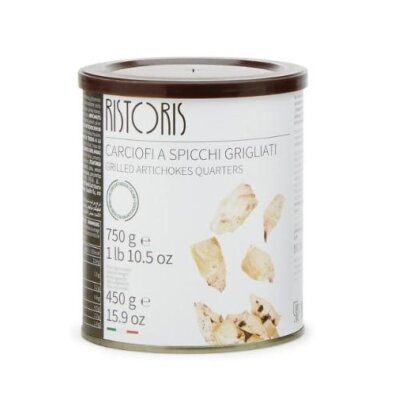 Kepti artišokų ketvirčiai RISTORIS, 750g/450 g