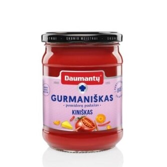 Kiniškas pomidorų padažas, DAUMANTŲ, Gurmaniškas, 8% pastos, 500g