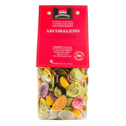 Kietagrūdžai makaronai GOURMANTE, Arcobaleno, 500g Kietagrūdžai makaronai GOURMANTE, Arcobaleno, 500g