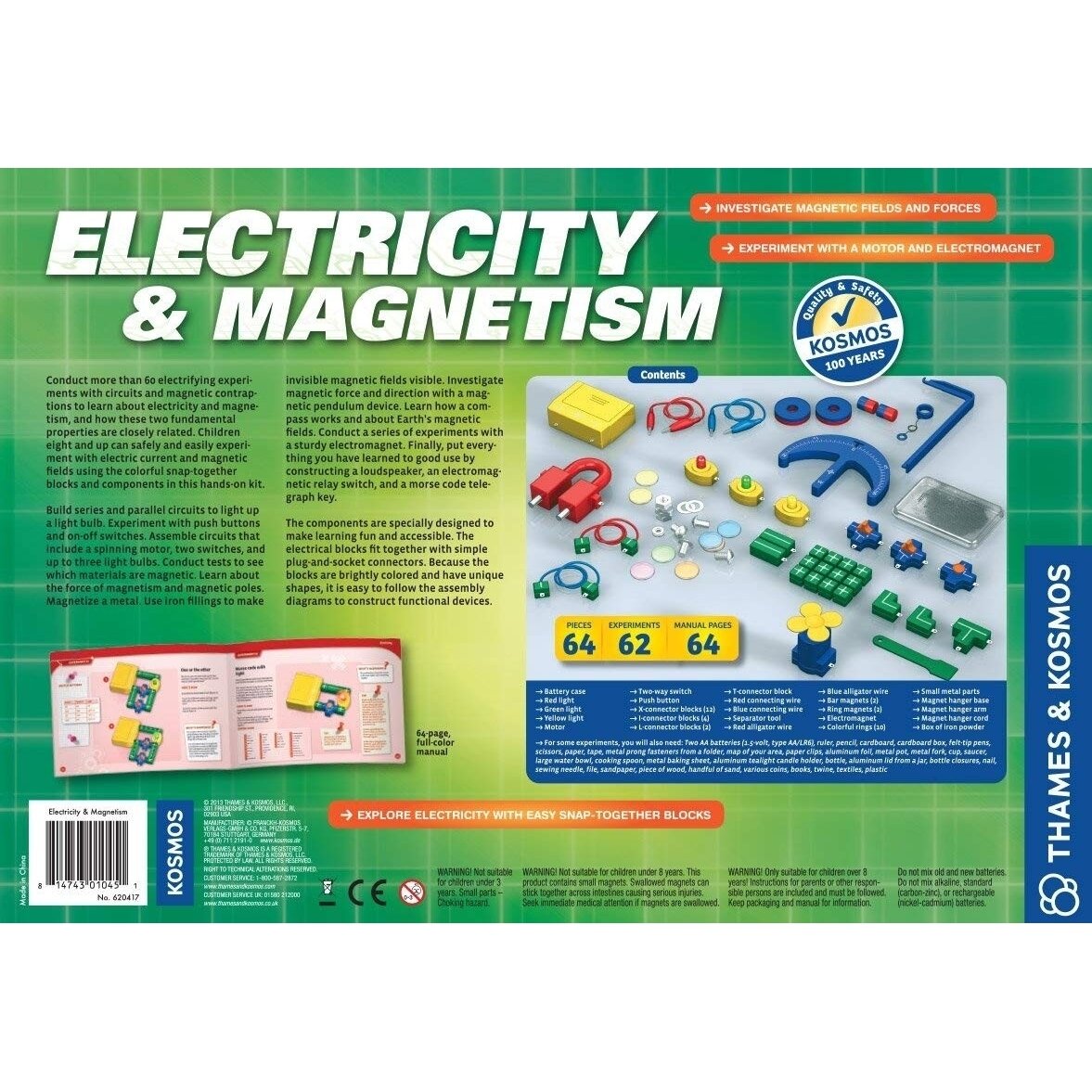 Kosmos mokslinis rinkinys „Elektra ir magnetizmas“ 7