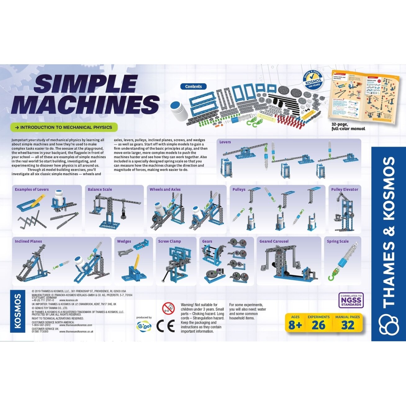 Kosmos STEM rinkinys ”Simple machines” 2