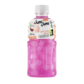 Kokosų vanduo JUMI JUMI su Nata de Coco – cukraus vatos skonio, 320 ml