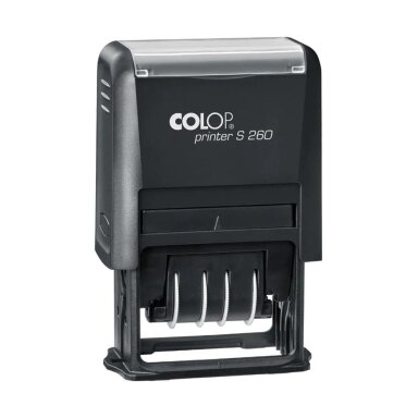 Korpusas PRINTER S260, juodas korpusas su mėlyna pagalvėle Korpusas PRINTER S260, juodas korpusas su mėlyna pagalvėle