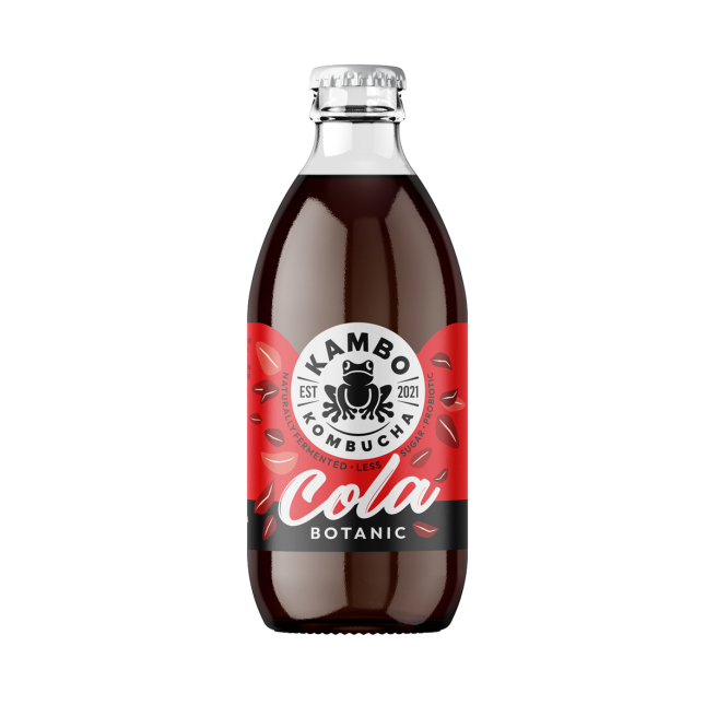 Kombuča KAMBO KOMBUCHA, Cola Botanic, 0,33 l