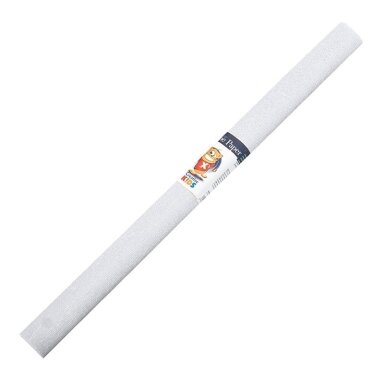 Krepinis popierius ICO CREATIVE KIDS, 200x50 cm, balta sp. Krepinis popierius ICO CREATIVE KIDS, 200x50 cm, balta sp.